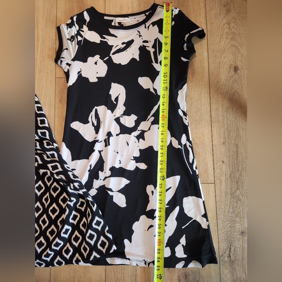 Black and White Shift/Swing Dress Lot Womens Size M - Picture 5 of 6